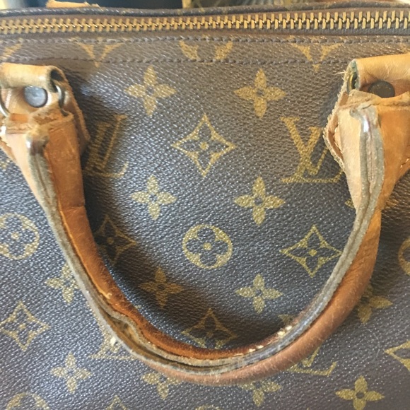 Vintage 1980s Louis Vuitton large satchel - Picture 2 of 8